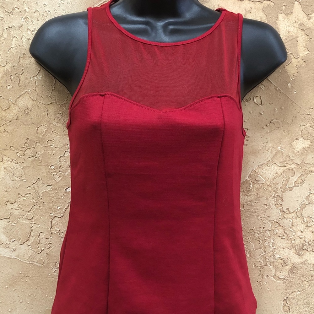 Red blouse